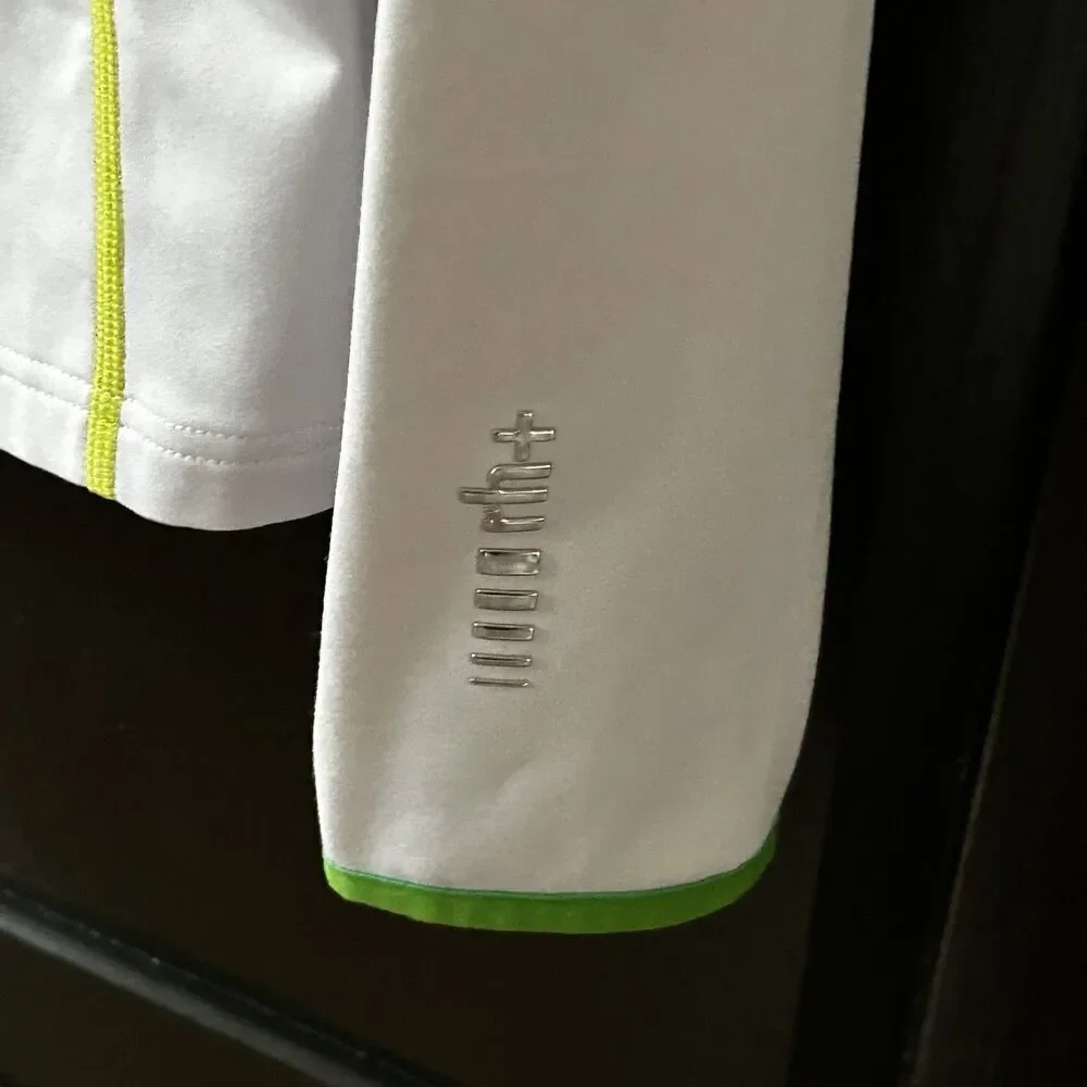 rh+ Women's Pullover Jacket Size Large White Green Accents Polyester Ski Base - Picture 6 of 10